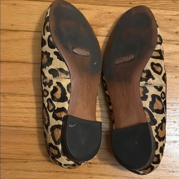 Sam Edelman Leopard Print Women's Loafers - Picture 2 of 3